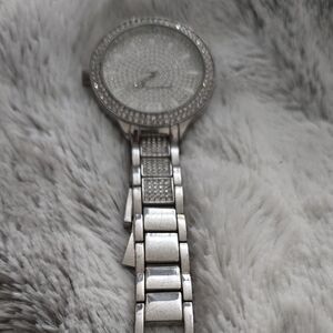 Kendall & Kylie Silver Crystal Women's Watch
